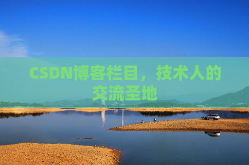 CSDN博客栏目，技术人的交流圣地